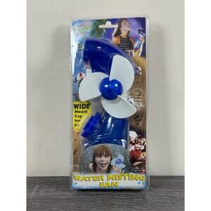 Squeeze Breeze Sports Water Bottle Misting Fan Purple Model 2050 NOS 2001 Sealed